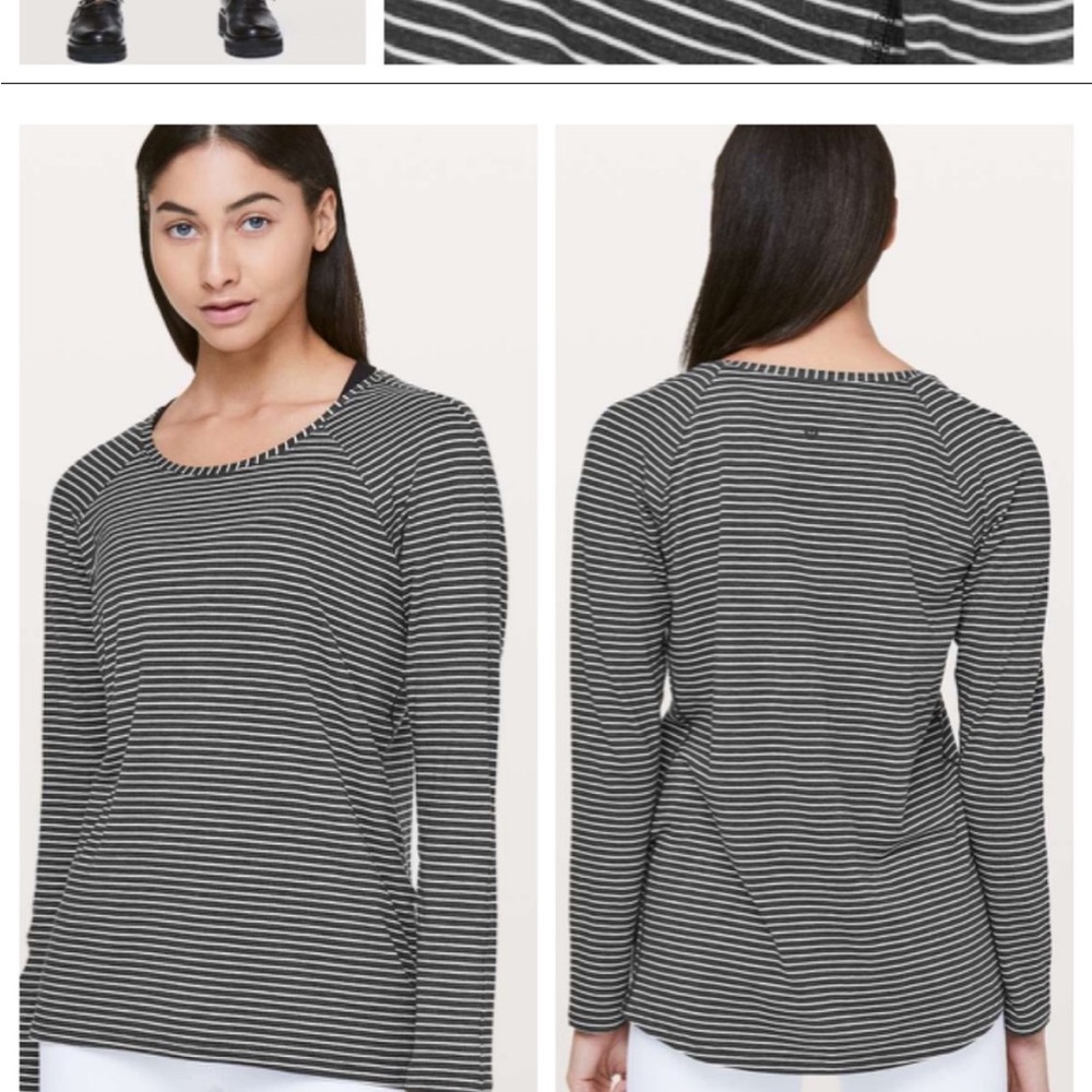 Lululemon Emerald Long Sleeve stripe 6